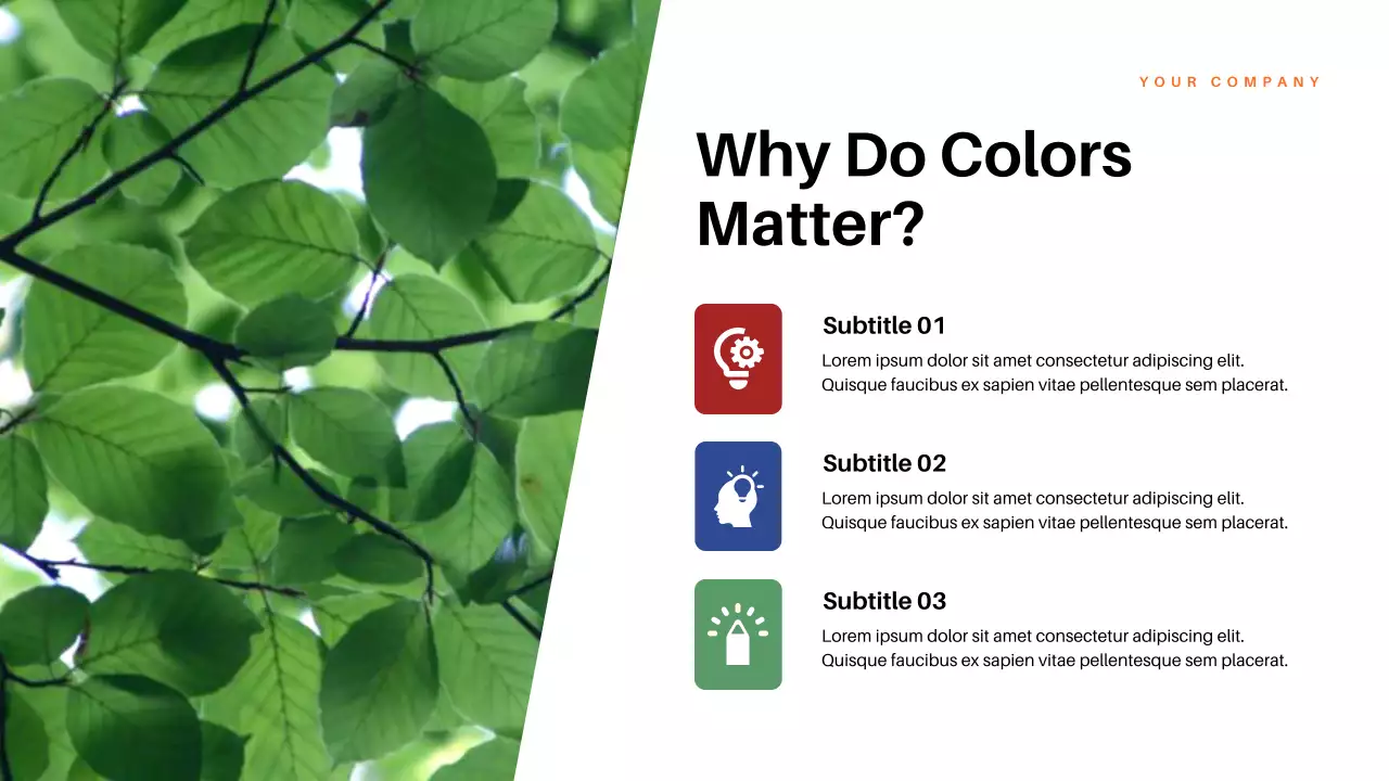 Red Aesthetic Colors in Nature Lecture Presentation