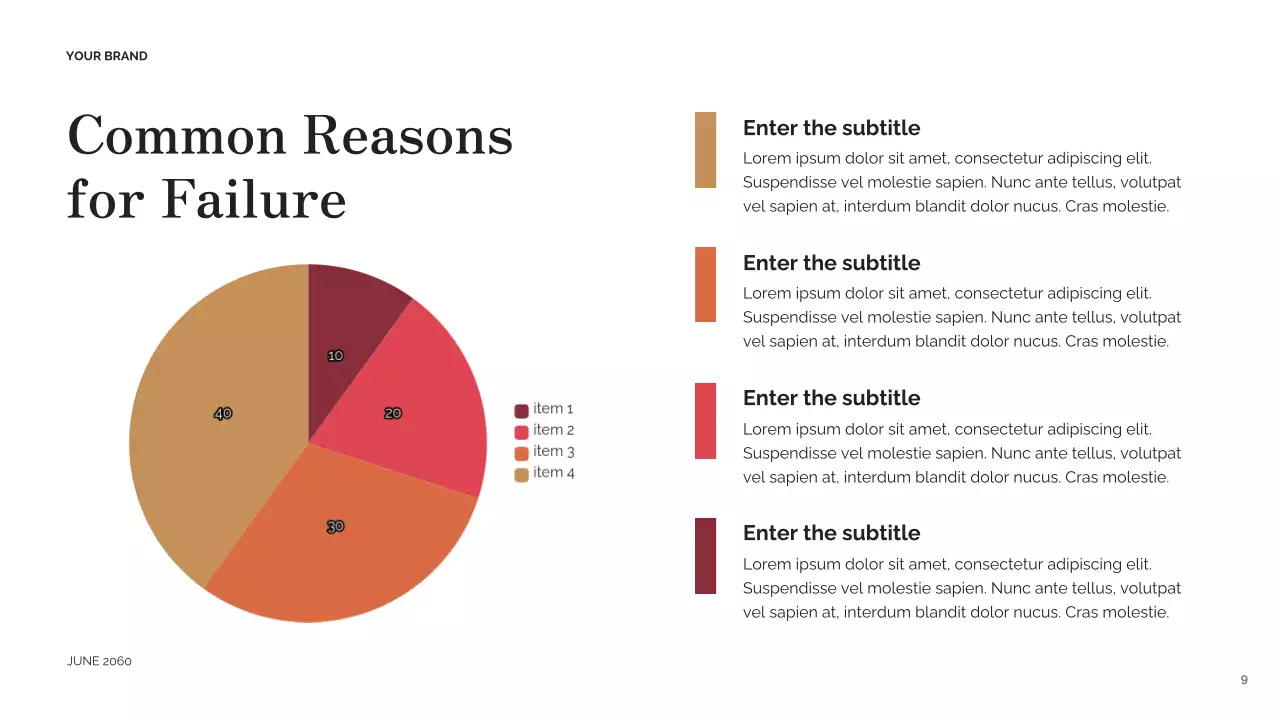 Red Vintage Historical Failures Event Lecture Presentation