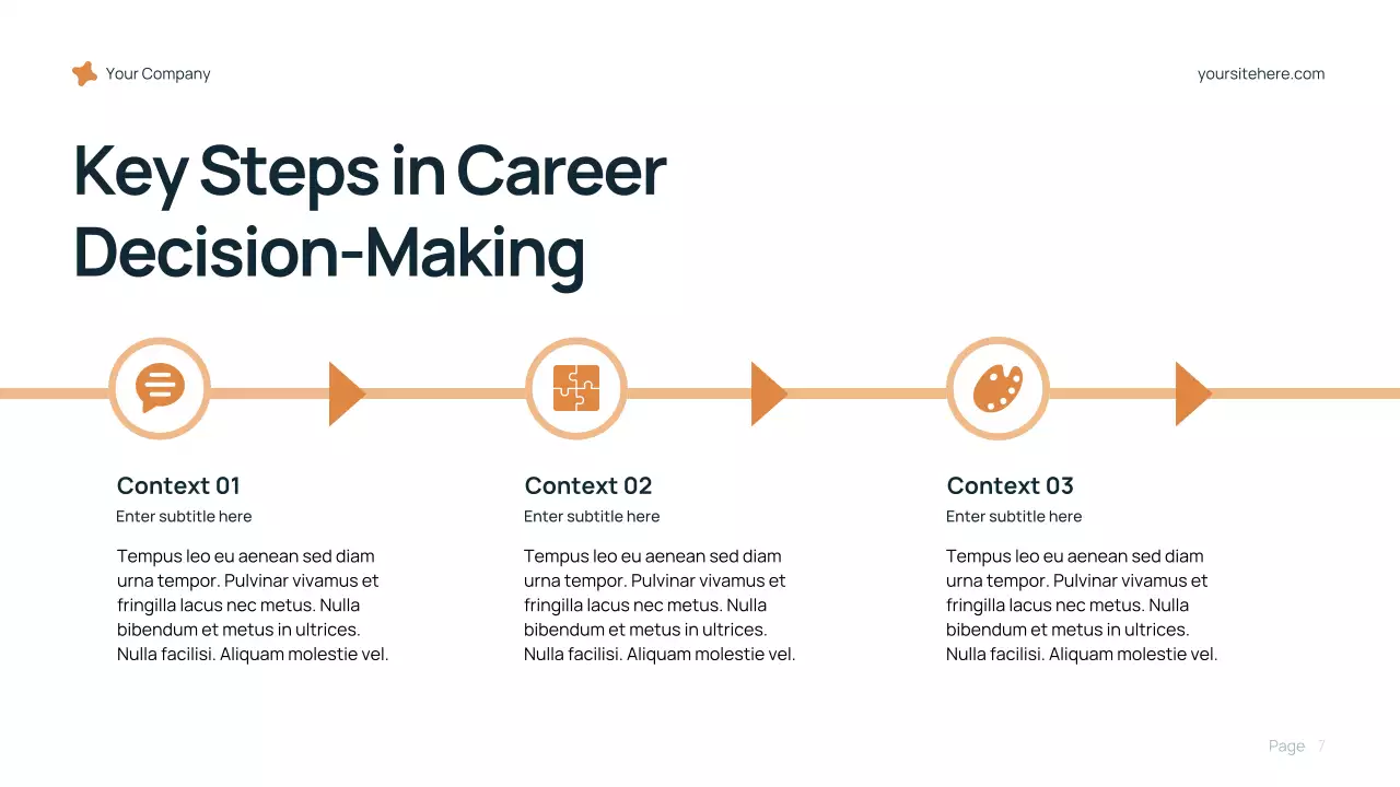 Blue Modern Career Path Lecture Presentation