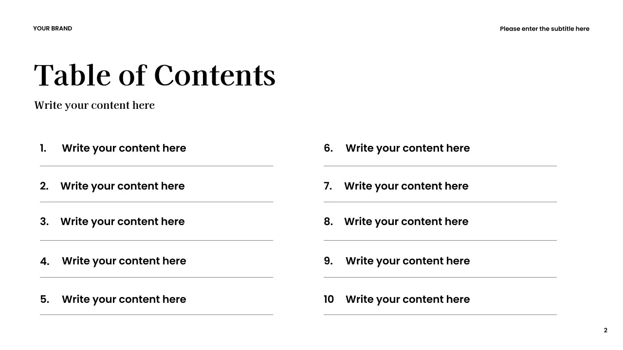 Brown Modern Creative Journey Presentation