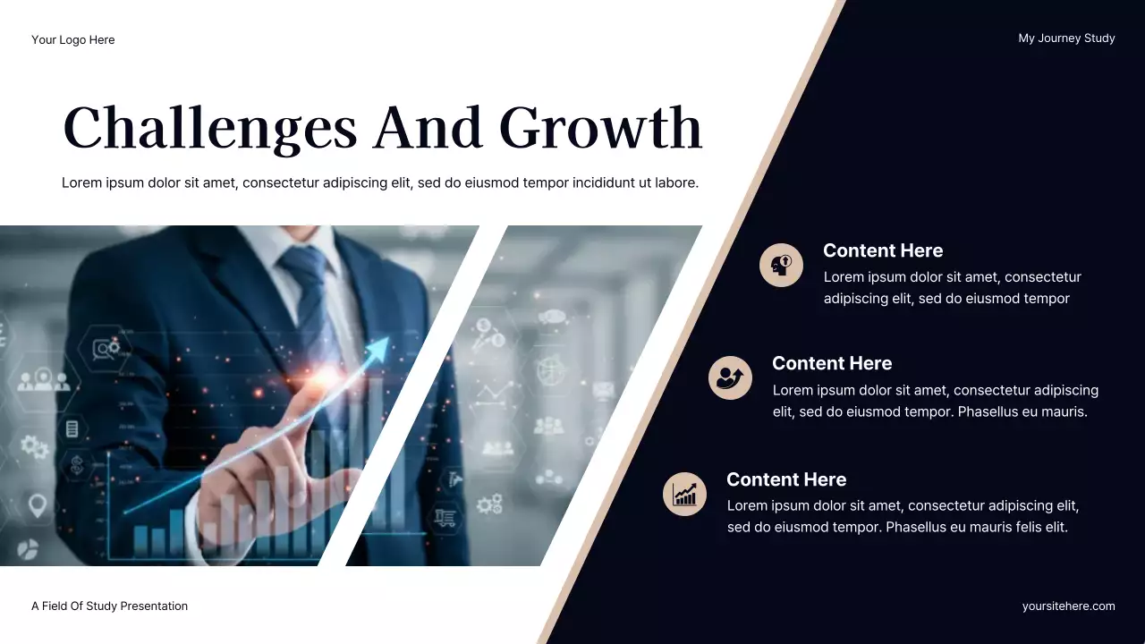 Grey Modern Career Path Presentation