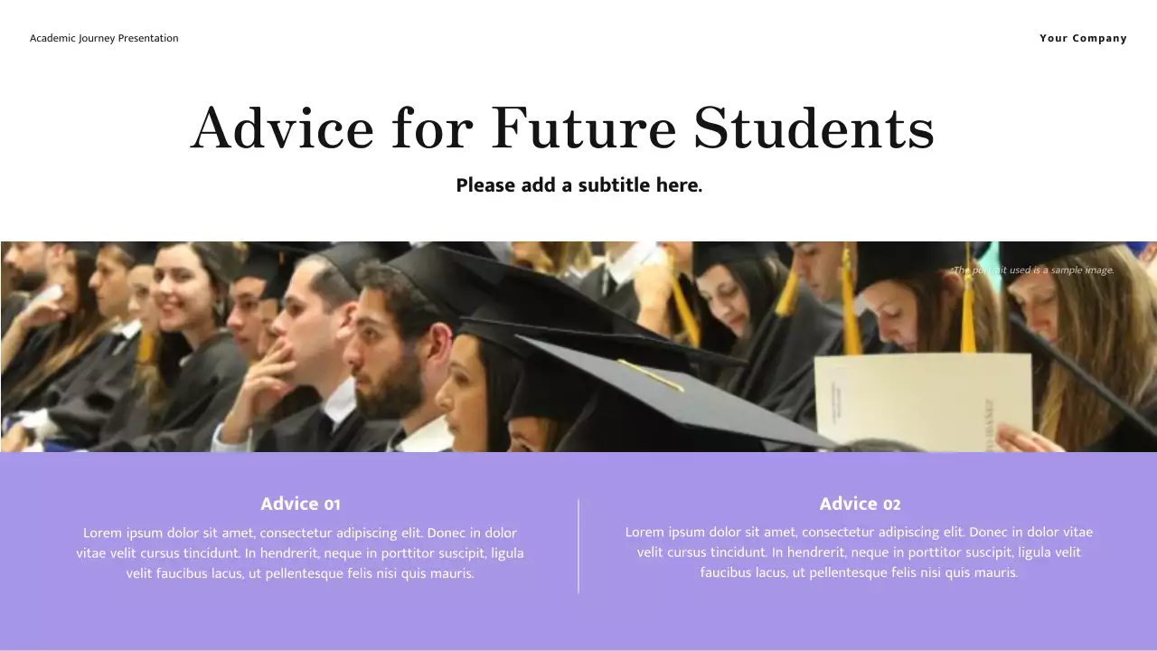 Yellow and Cream Minimalist Modern Academic Journey Presentation