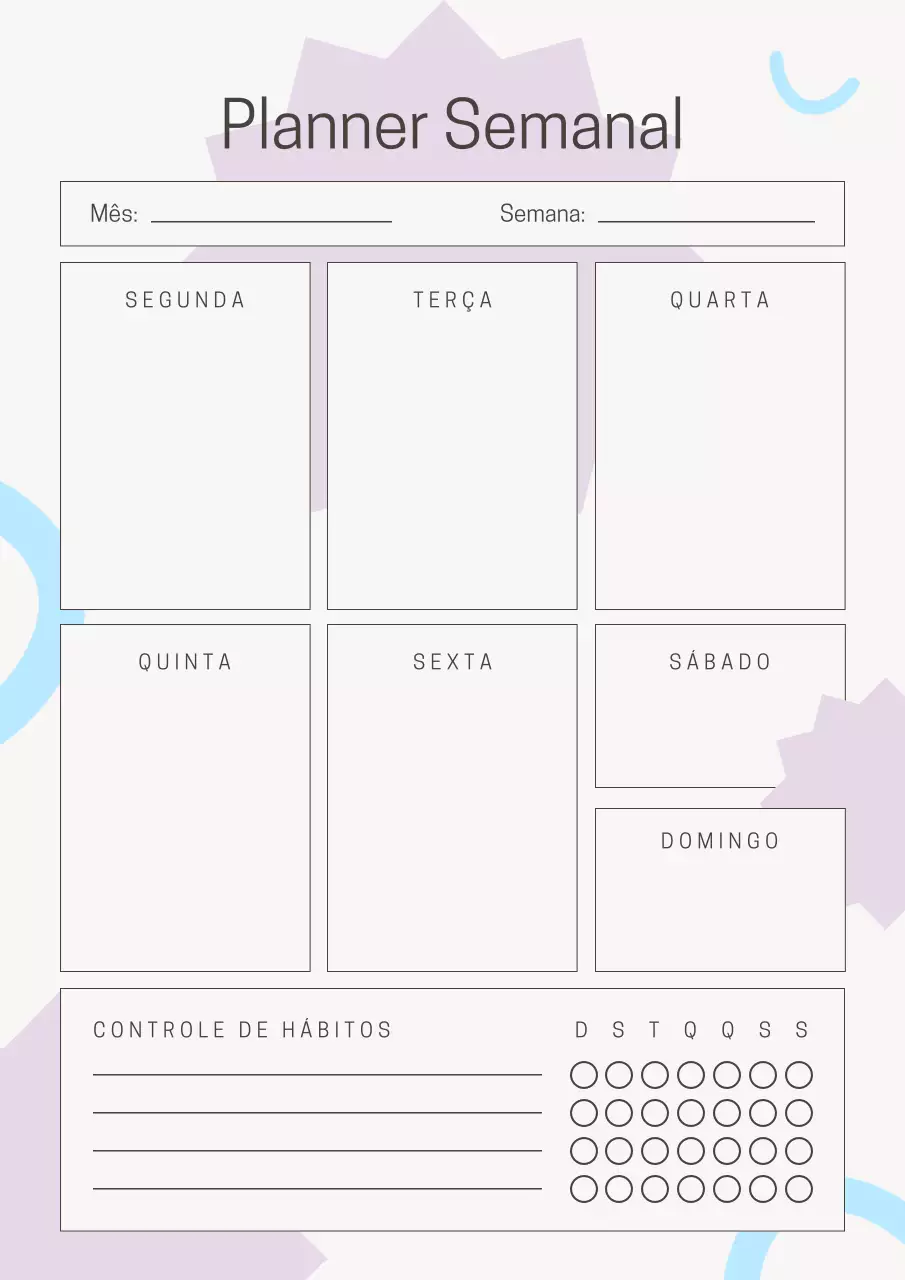 Cartaz de agenda minimalista pastel