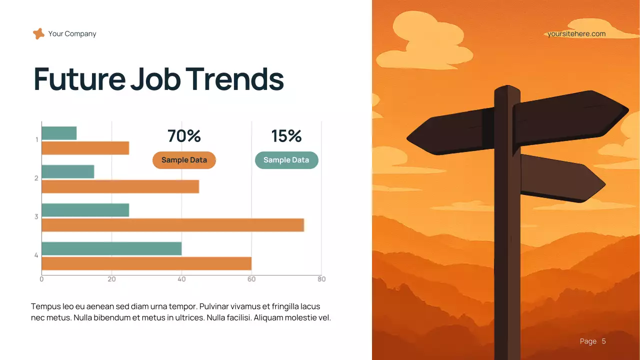 Blue Modern Career Path Lecture Presentation