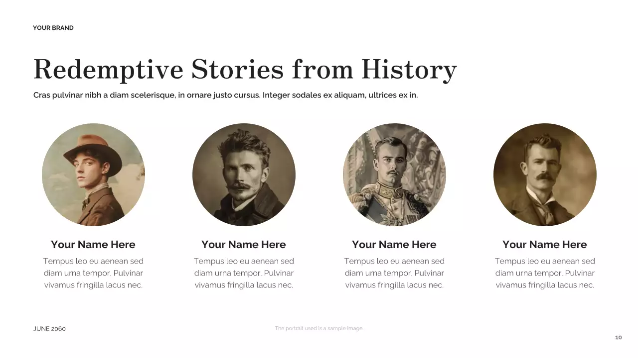 Red Vintage Historical Failures Event Lecture Presentation