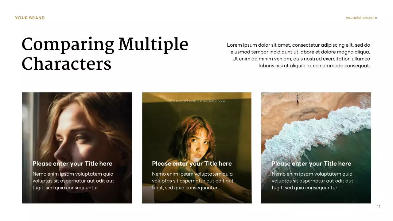 Apresentação da palestra sobre transformação de personagens clássicos de Brown