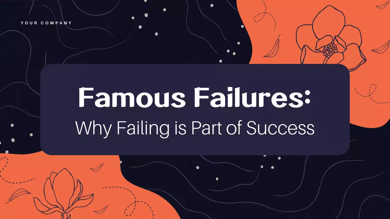 Orange Abstract Historical Failures Lecture Presentation