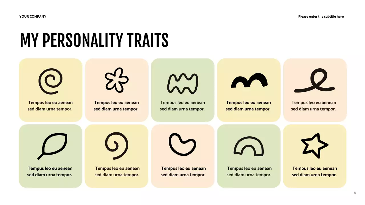 Presentasi Identitas Pengembangan Diri Modern Brown