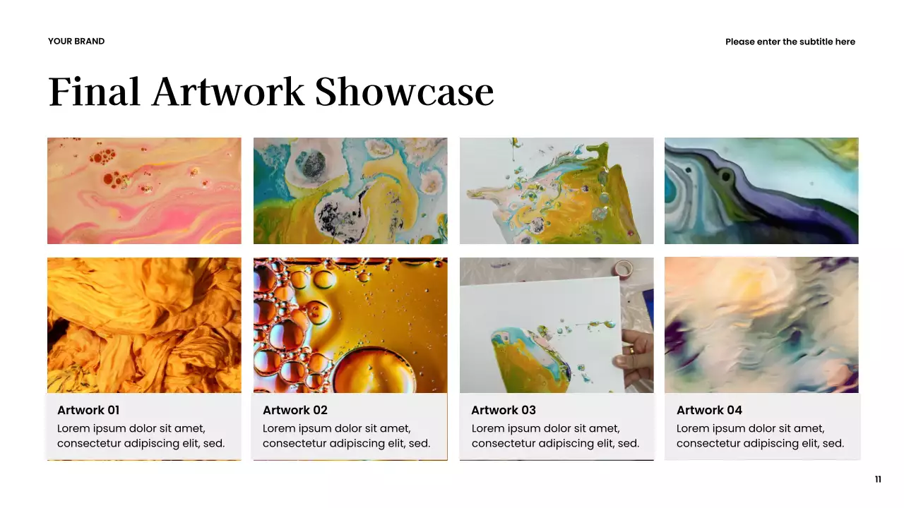 Brown Modern Creative Journey Presentation