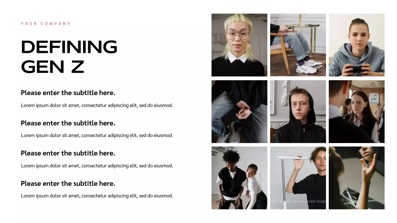 Black Trendy Gen Z Influence Lecture Presentation