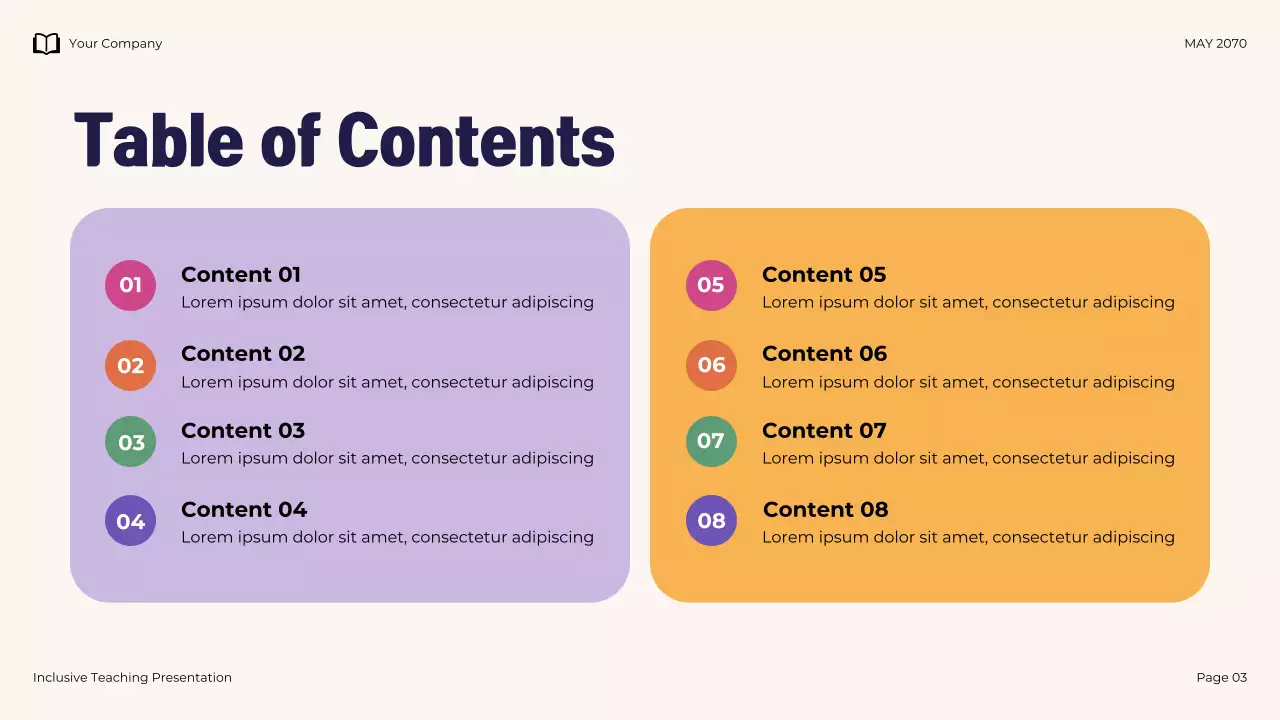 Navy Illustrative Modern Inclusive Teaching Presentation
