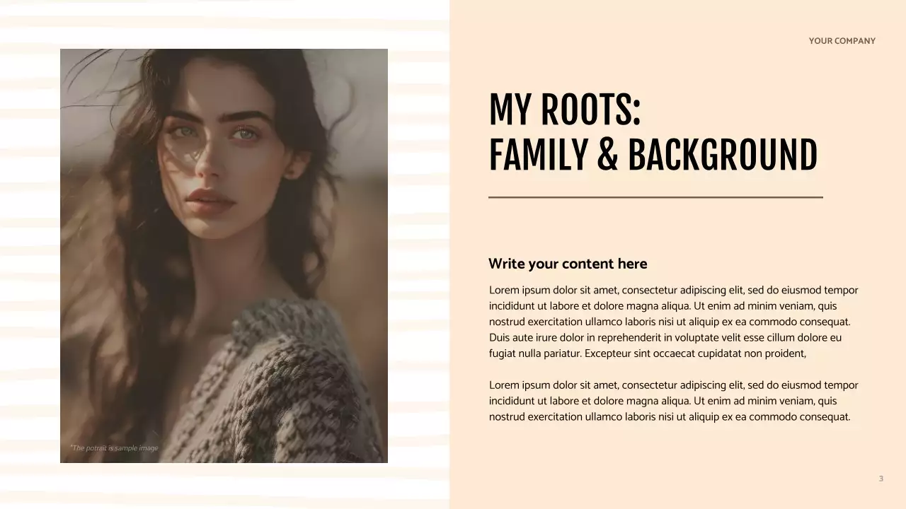 Presentasi Identitas Pengembangan Diri Modern Brown