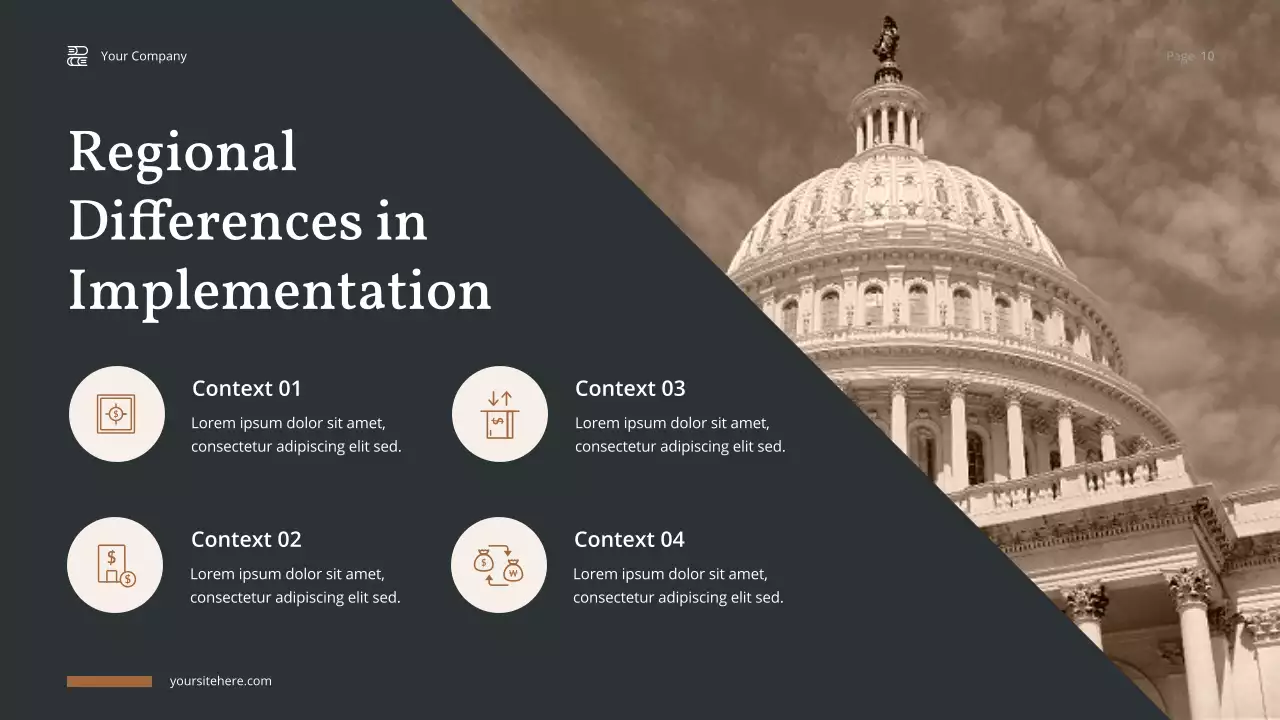 Brown Vintage American History Lecture Presentation