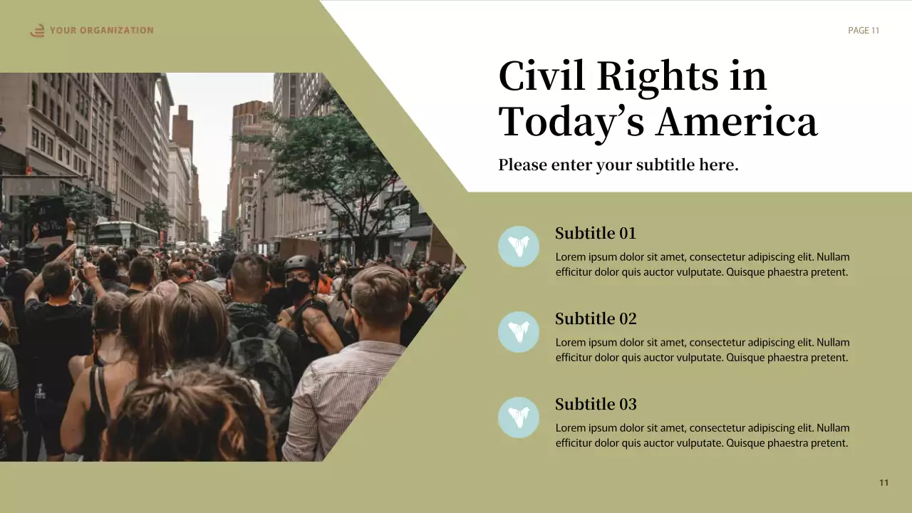 Beige Abstract Equality Lecture Presentation