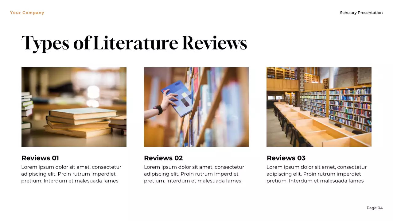 Brown Classic Literature Review Presentation