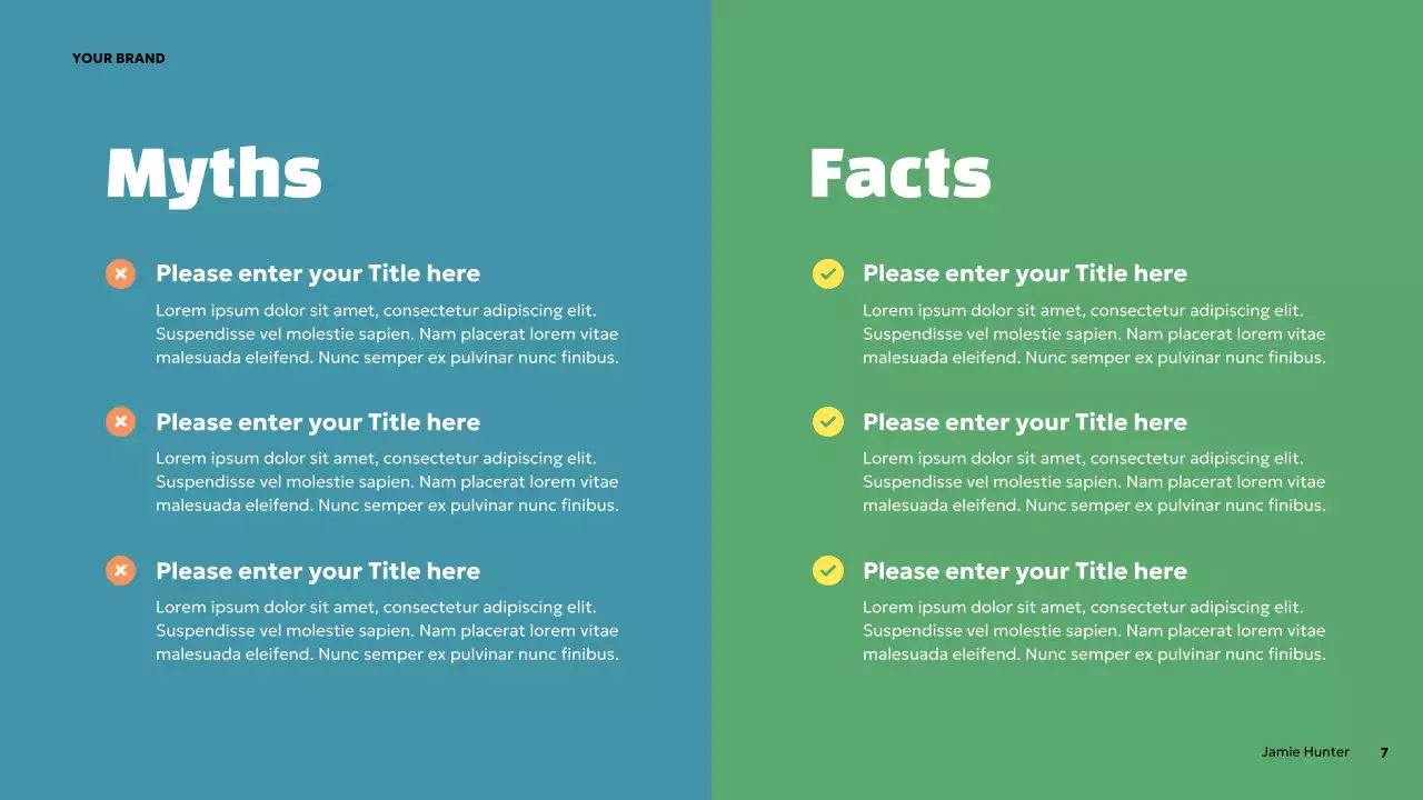 Orange Bold Mental Health Awareness Presentation