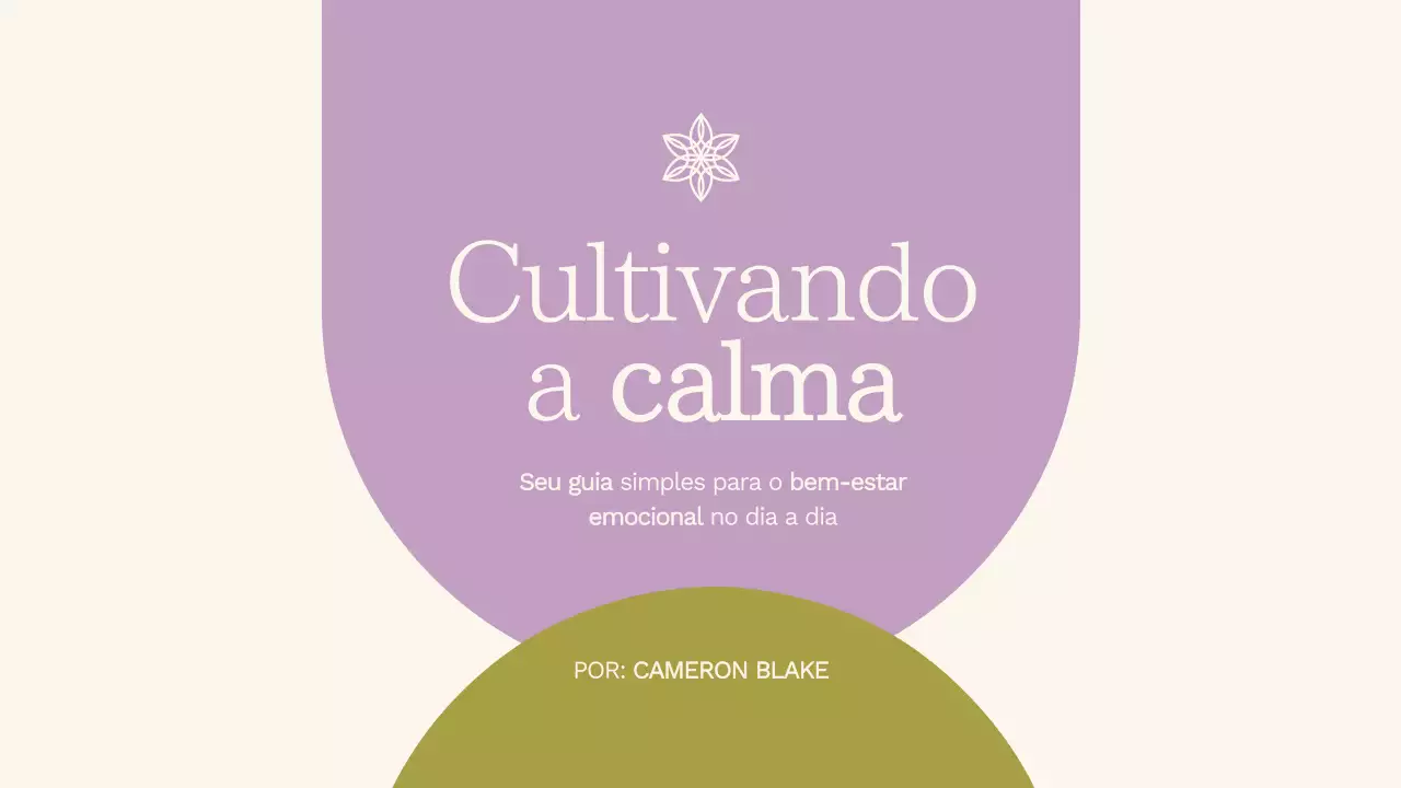 Apresentação do Guia de Bem-Estar Minimalista Roxo