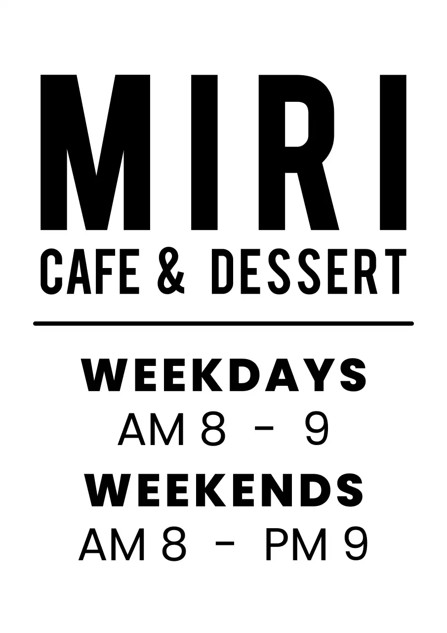 白黒 シンプル カフェ営業時間