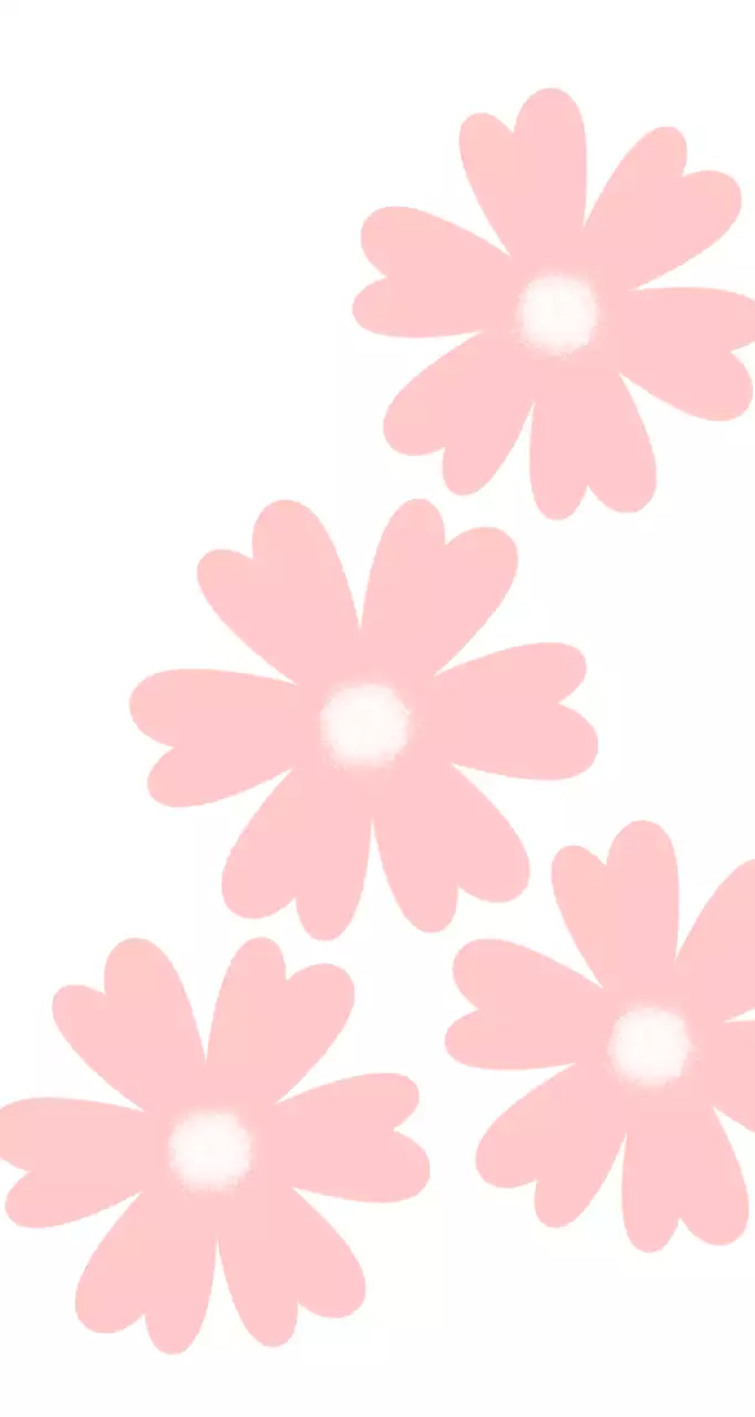 핑크 미니멀 자연 엽서