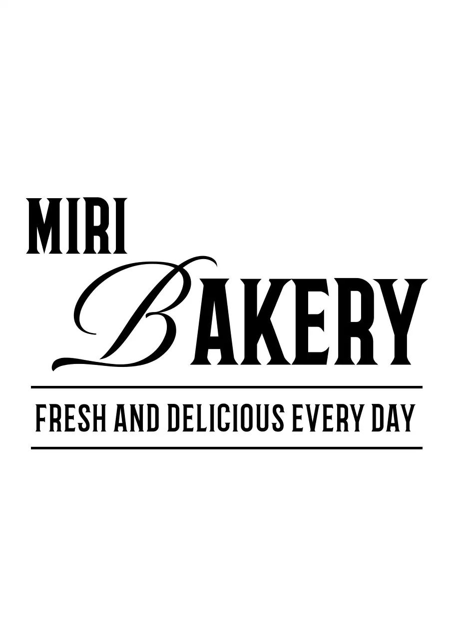 黒 シンプル ベーカリー ロゴ カフェロゴ