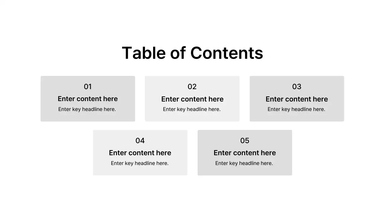 Basic Layout_Table of Contents_English
