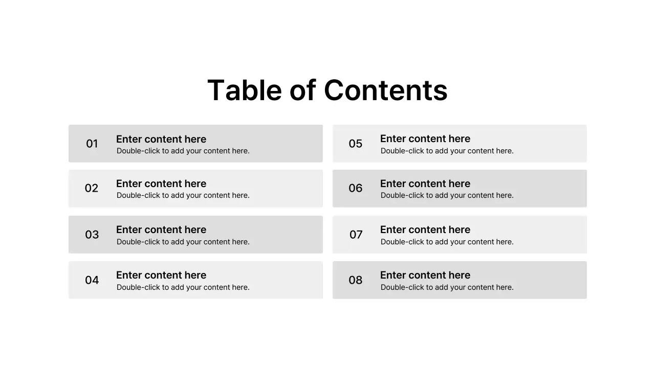 Basic Layout_Table of Contents_English