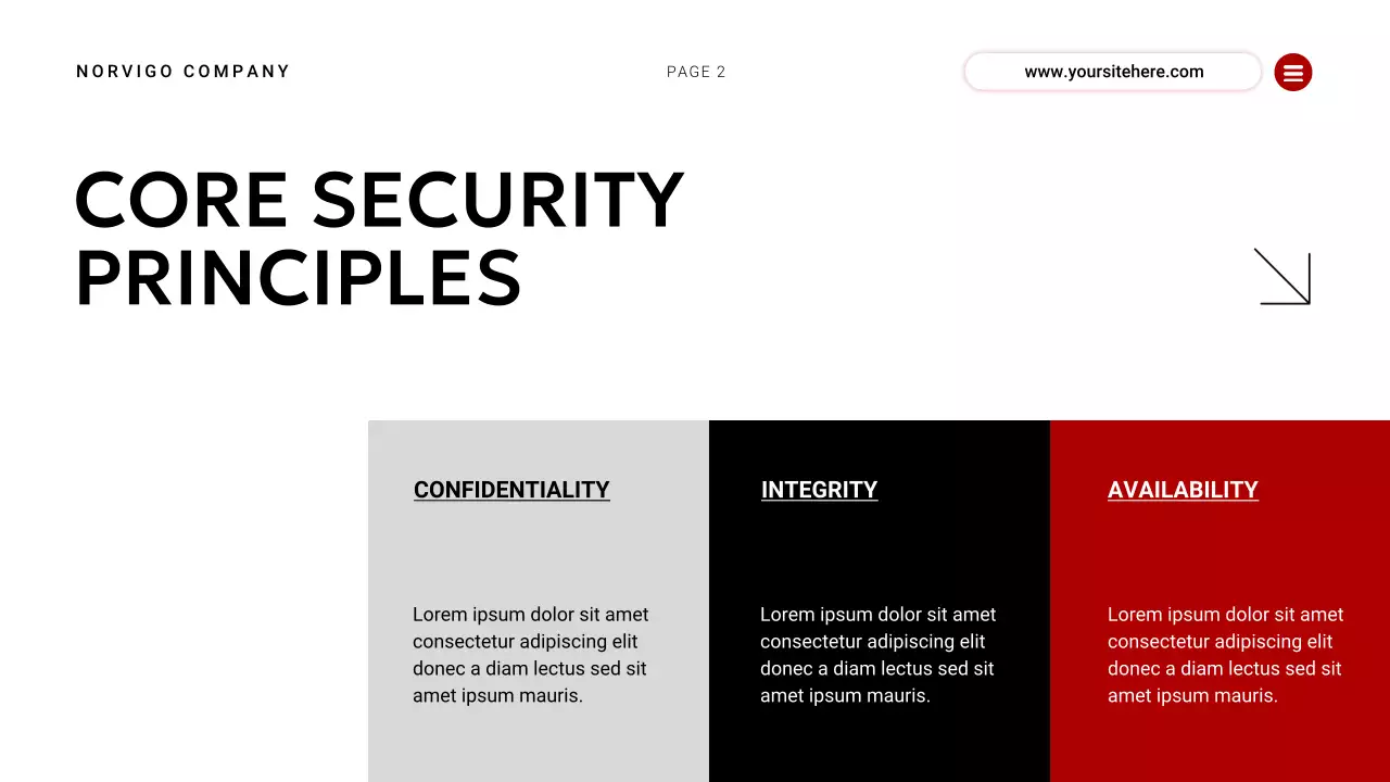 Red Modern Cybersafety Awareness Event Presentation