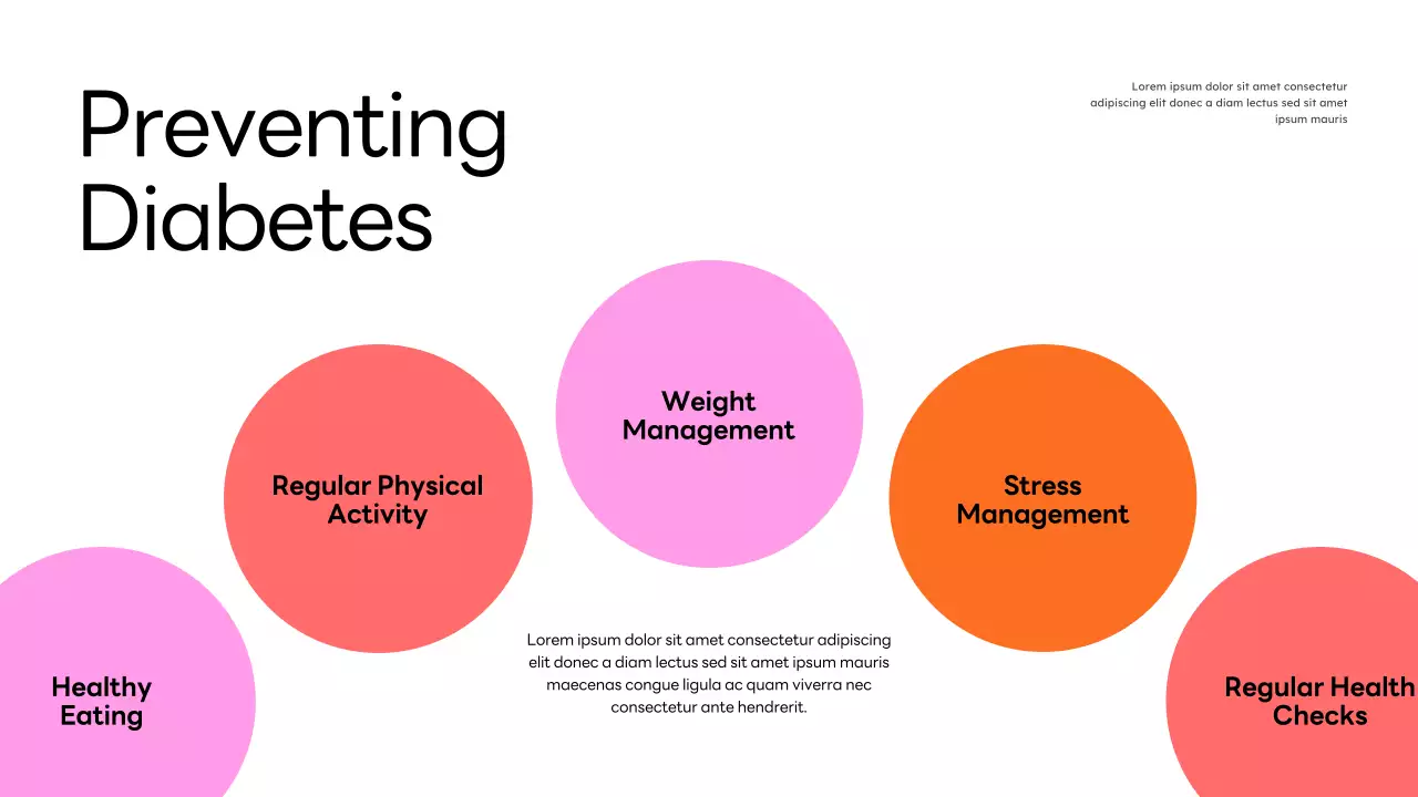 Pink Modern Health Presentation