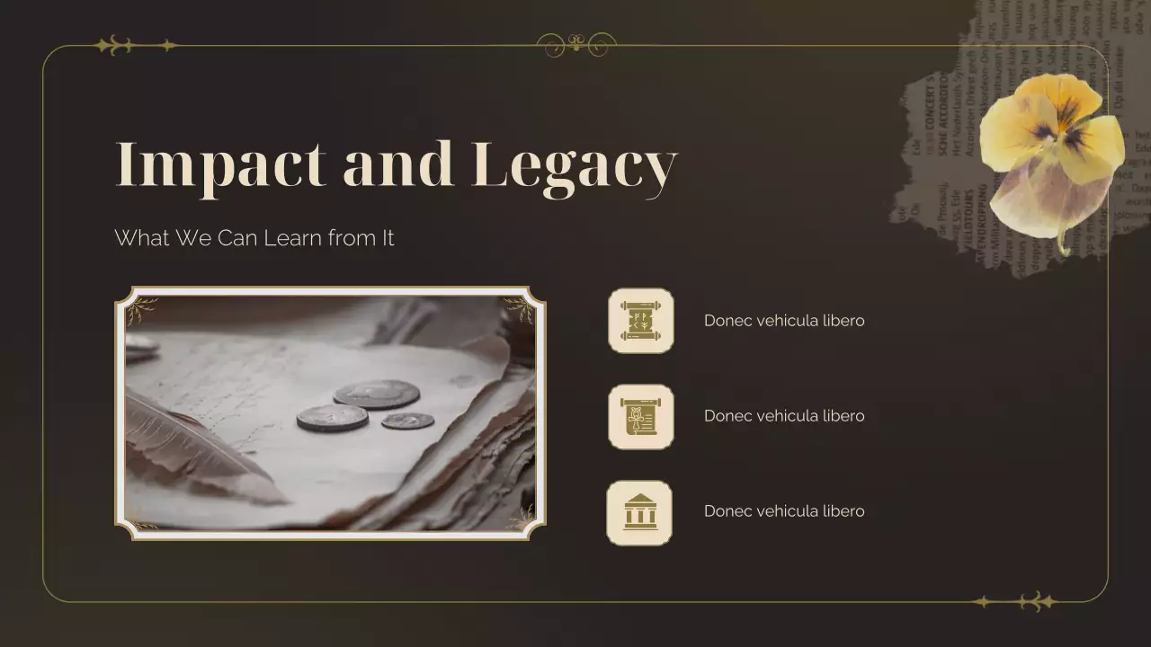 Brown Vintage Literature Historical Studies Presentation