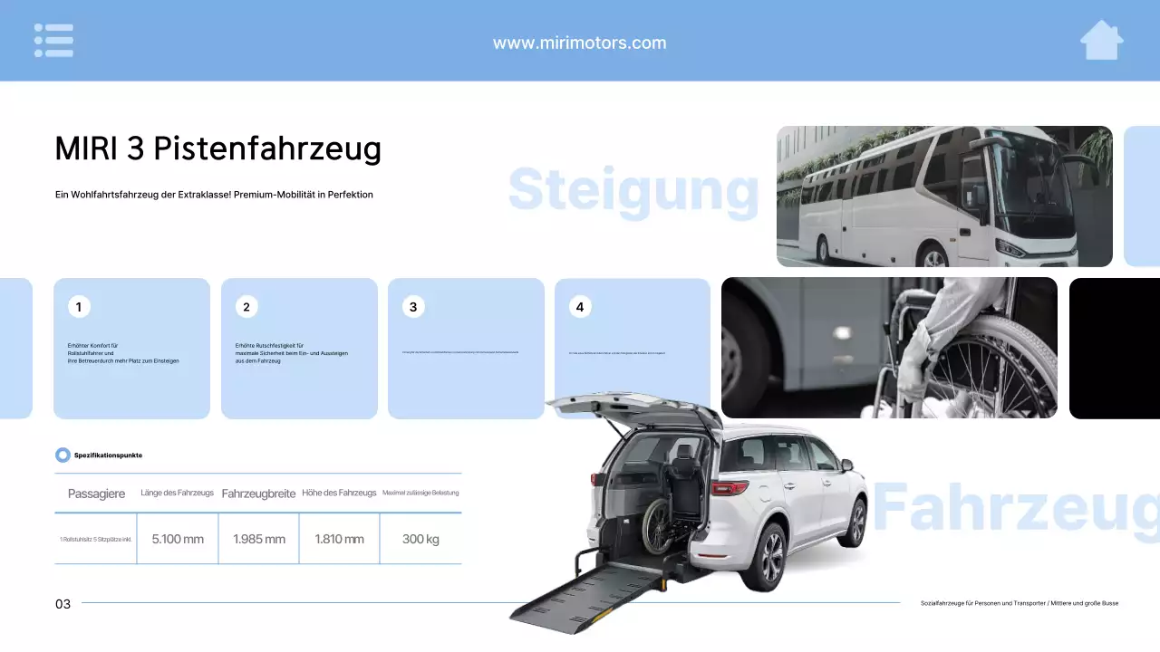 Himmelblaue moderne Autowerbung