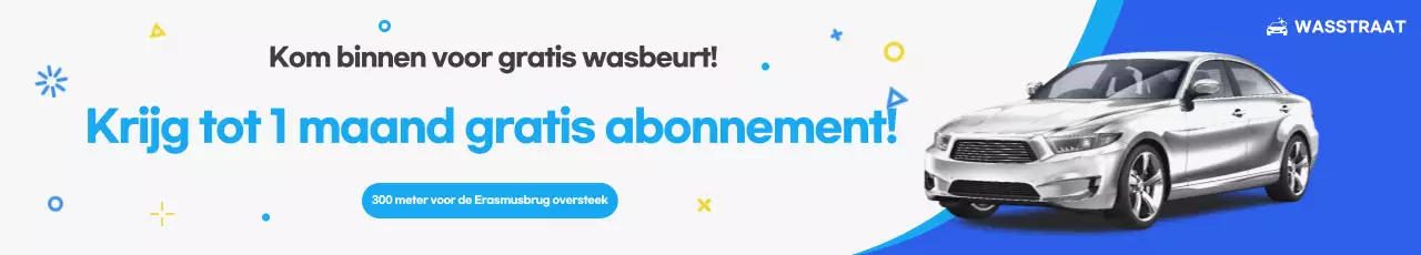 Advertentie voor Blue Modern Car Wash