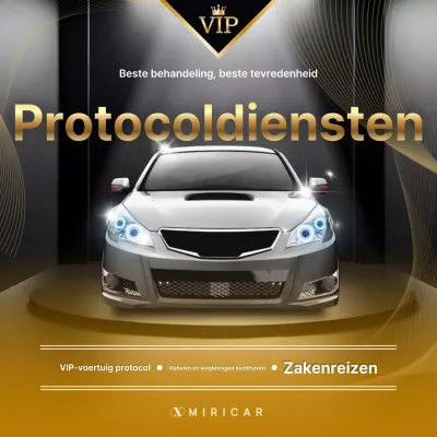 Advertentie voor een zwarte luxe auto