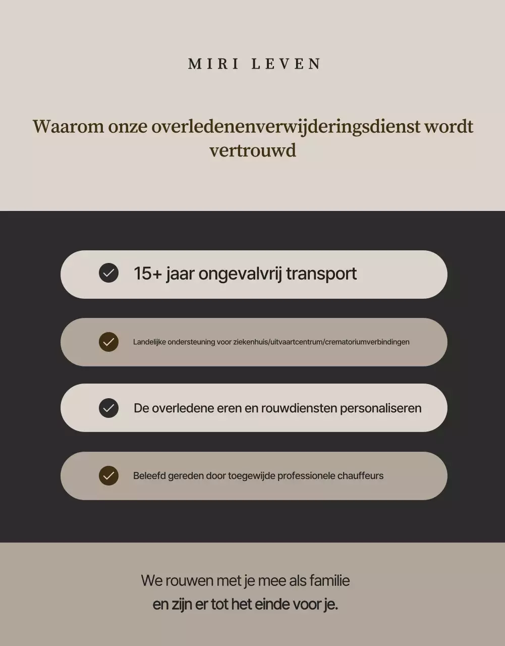 Zwarte luxe begrafenisgids