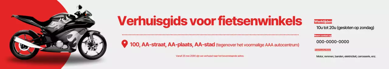 Rode eenvoudige vorige handleiding Kennisgeving