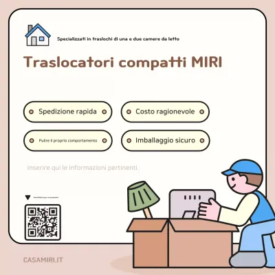 Pubblicità Beige Simple Moving