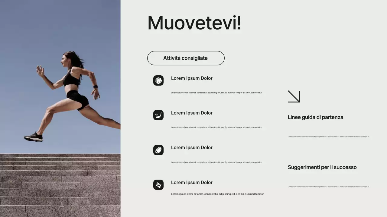 Presentazione minimalista moderna in bianco e nero sulla prevenzione del diabete