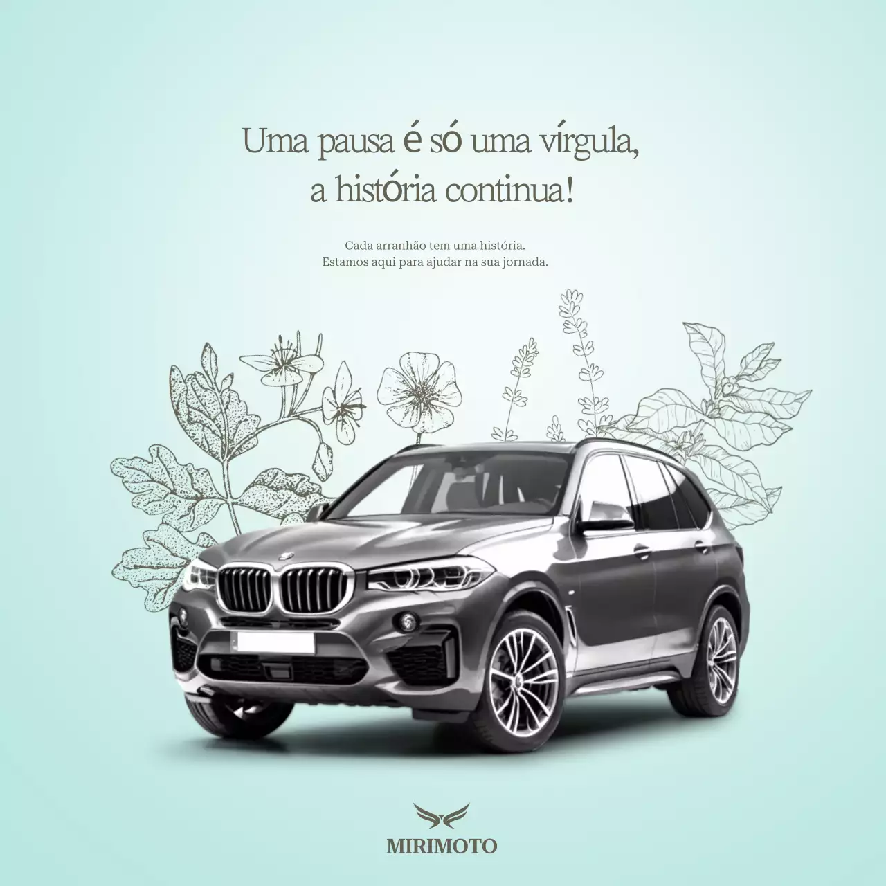 Anúncio de carro moderno e impecável