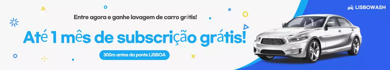 Anúncio de Lavagem de Carros Moderna Azul