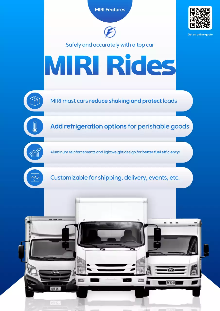 Quảng cáo Blue Modern Logistics