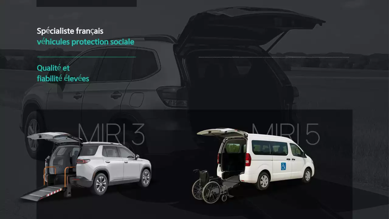 Publicité sur la mobilité moderne noire