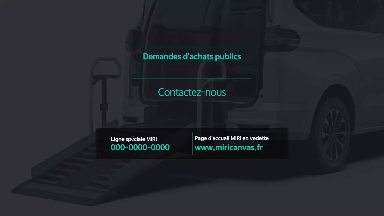 Publicité sur la mobilité moderne noire