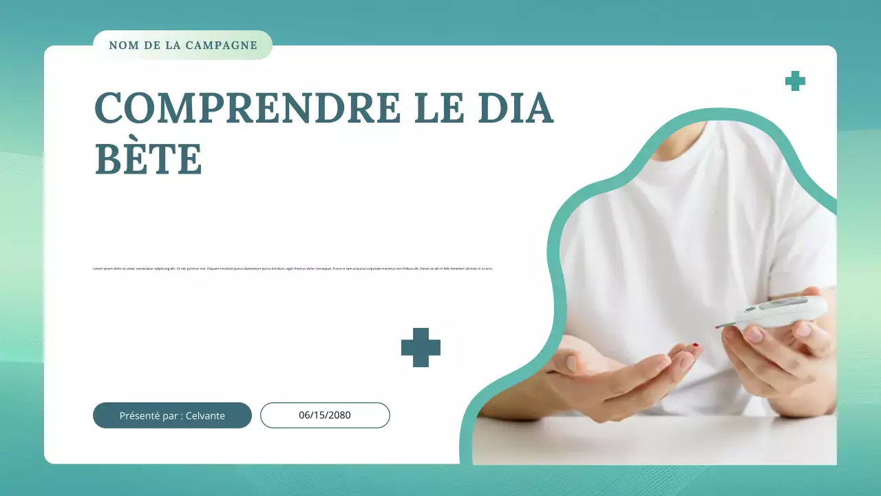 conférence sur la santé moderne turquoise