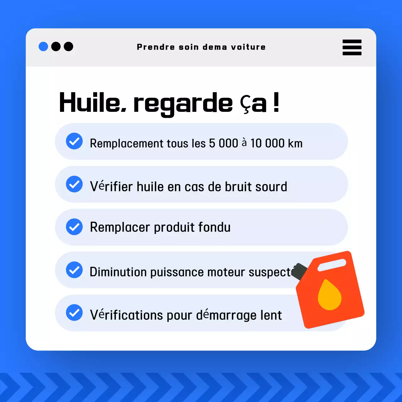 Promotion de la sécurité des voitures modernes bleues