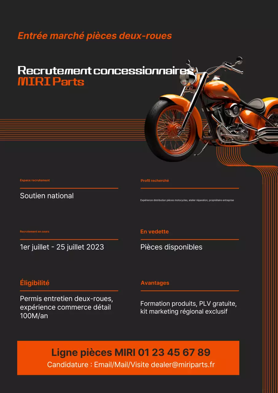 Recrutement de nouveaux concessionnaires Orange Modern