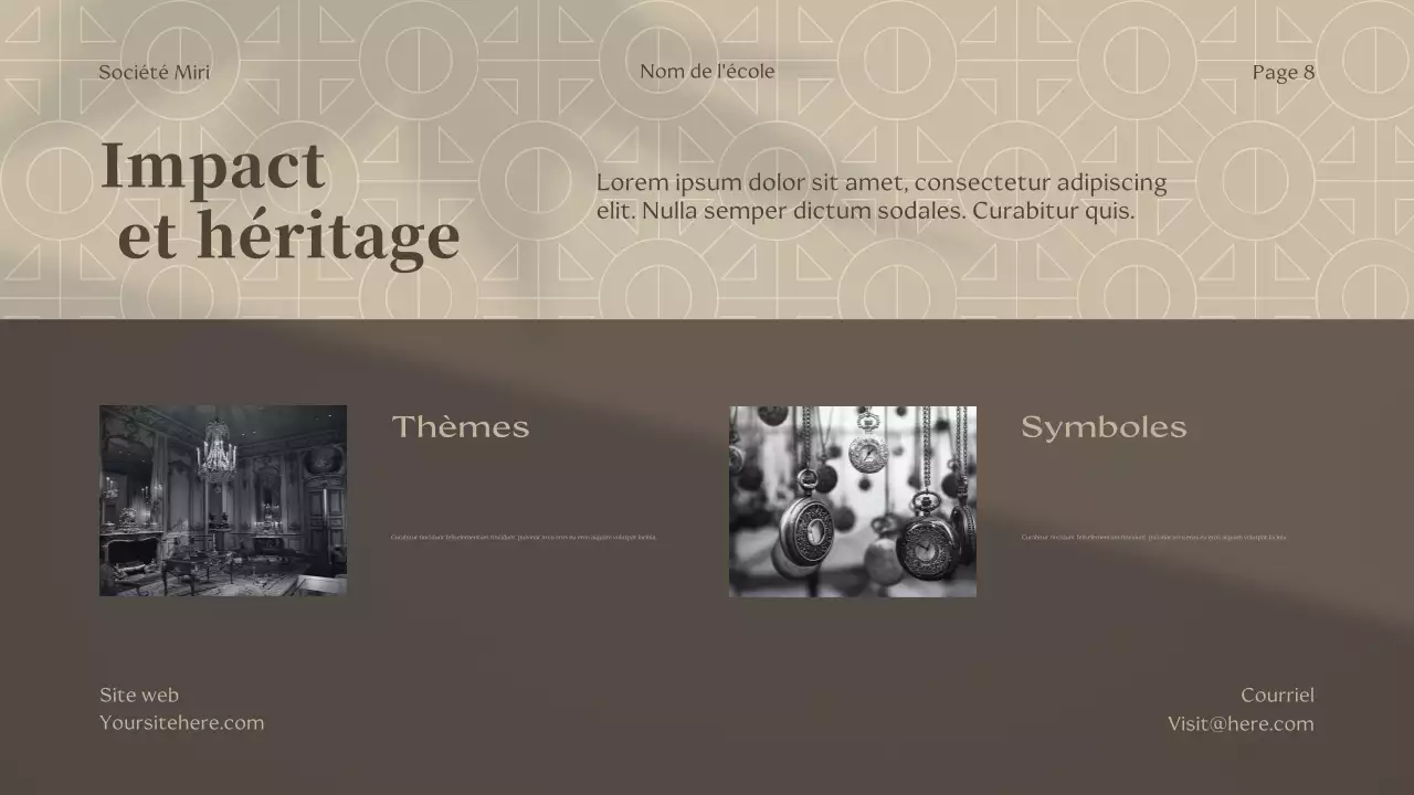 Conférence sur la fiction classique beige