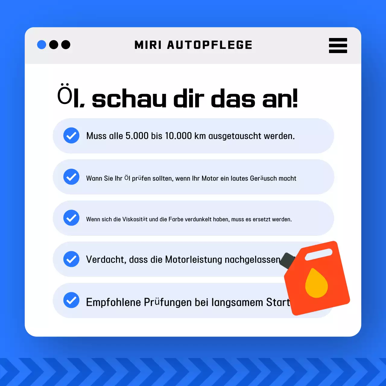 Blaue moderne Autosicherheitsaktion