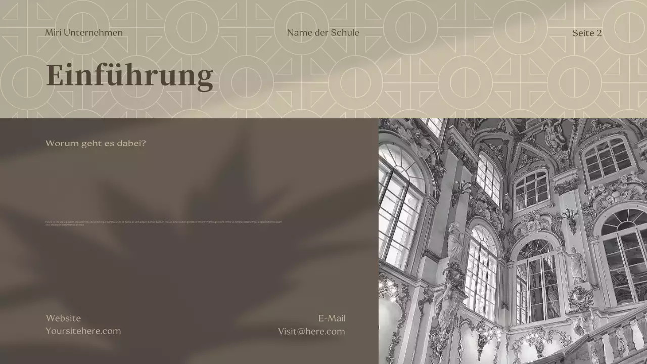 Beige Classic Fiction Vorlesung