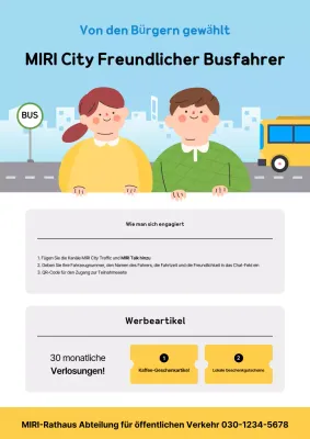 Leitfaden zur Empfehlungskampagne „Blue Baby Friendly Bus Driver“