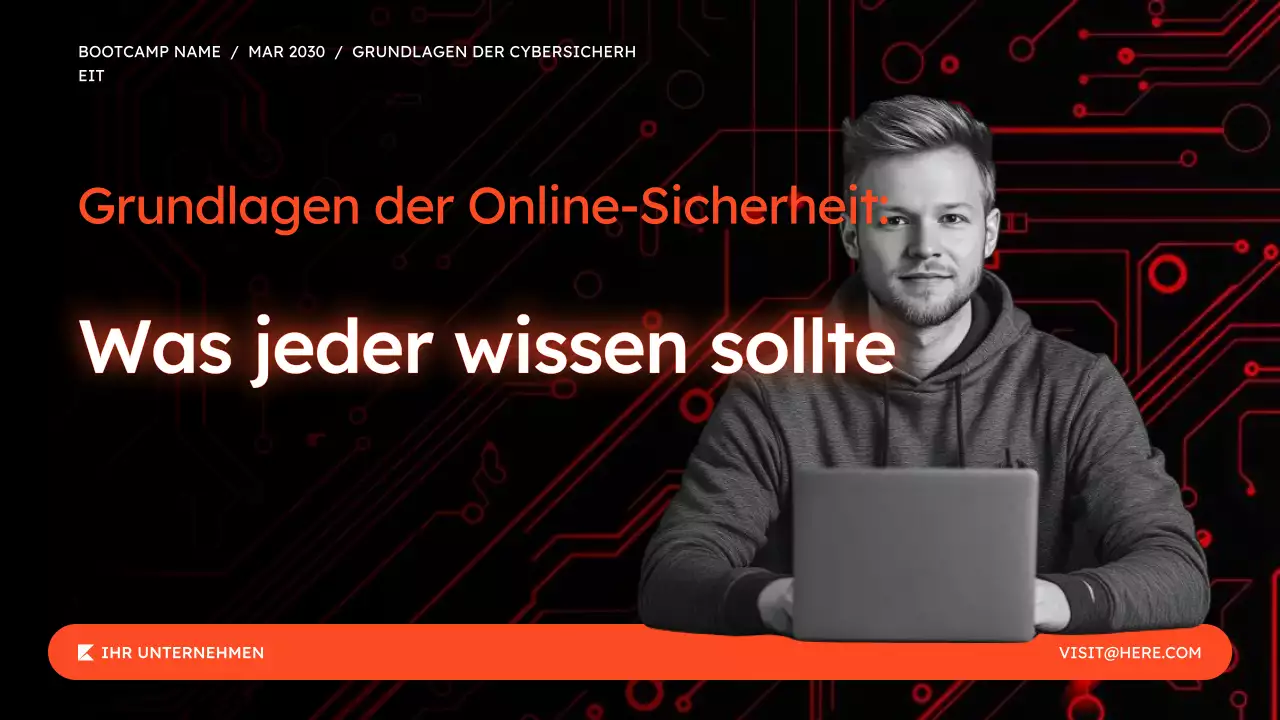 Präsentation des Bootcamps „Online-Sicherheit für Cybersicherheit“
