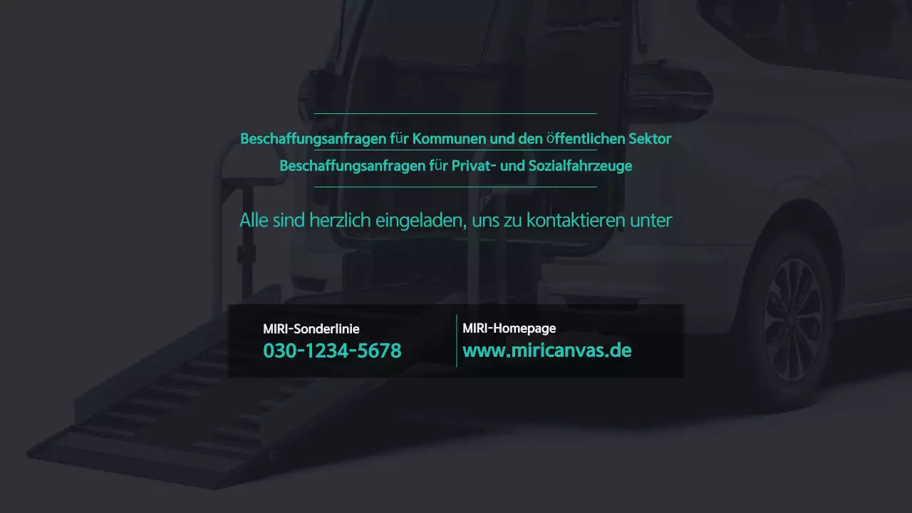 Schwarze Anzeige für moderne Mobilität